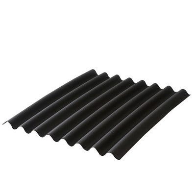 Plaque Ondulee Bitumee Noire 200x86 Cm Bricoman