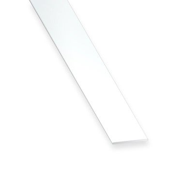 Profilé de finition en PVC blanc 20 x 7 mm 260 cm