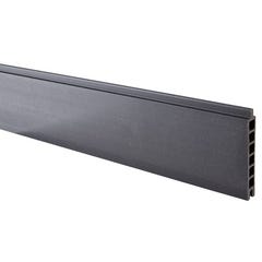 Lame clôture composite gris l.150 x Ep.22 mm Long.1,98 m 1