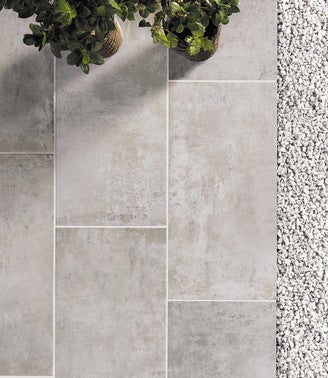 carrelage exterieur sol gris effet pierre l 30 8 x l 61 5 cm brew bricoman