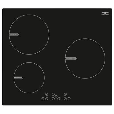 Plaque de cuisson à induction sensitive 3 zones en verre noir - PI63 FRIONOR 0