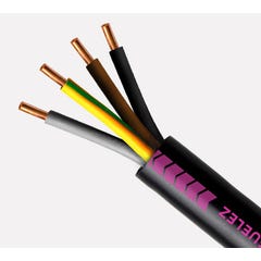 Cable électrique R2V 4G 1,5 mm² 100 m noir Barrynax - MIGUELEZ SL