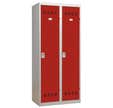 VESTIAIRES INDUSTRIE SALISSANTE 2 PORTES GRIS ROUGE