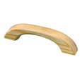 Poignée en bois de pin brut EA96mm