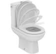 Pack WC à poser gain de place sans bride sortie horizontale Exacto - IDÉAL STANDARD