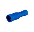 10 DOUILLES CYLIND.FEM PRE-ISOLE BLEU