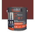 Peinture fer antirouille glycéro int/ext brillant rouge oxyde 2.5 L - ADDICT