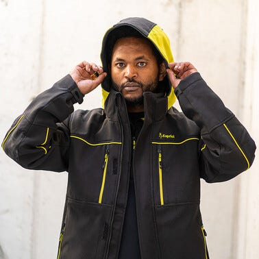 Veste de travail rembouree noir T.S DYNAMIC KAPRIOL Bricoman