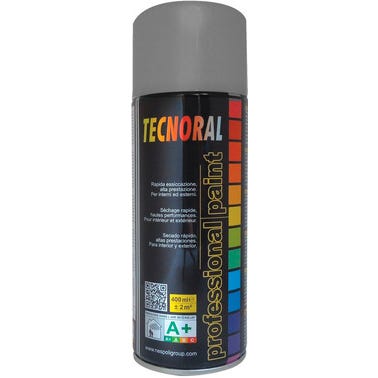 Peinture aérosol aluminium clair 400 ml - TECNORAL 0