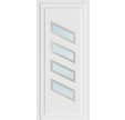 PORTE ENTREE PVC SATURNE BLANC H215XL90 Droite