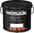 Crépi façade extérieur supports neufs ou anciens acrylique D3 mat blanc 15 kg - MOSAIK