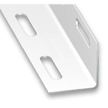 Corniere Perforee Acier Galvanise Blanc L 38 X Ep 38 Mm L 100 Cm Bricoman