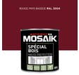 Peinture bois acrylique satin rouge basque RAL 3004 0,5 L - MOSAÏK