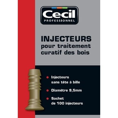 Cheville d'injestion pour traitement curatif des bois - CECIL PRO 0