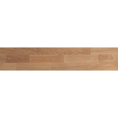 Parquet contrecollé 3 frises chêne naturel vernis mat brossé - Dimensions 14x207x1100mm - Pose flottante système d'emboitement clic 5G