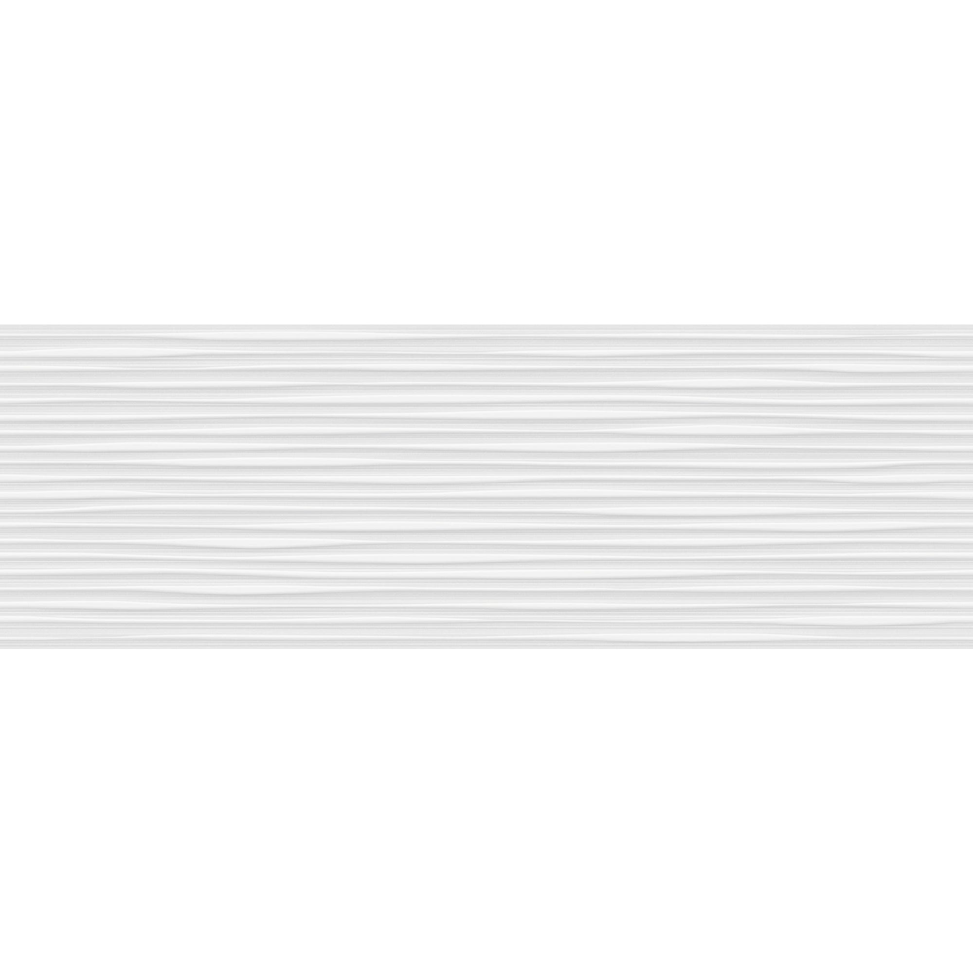 Faïence blanc relief l.30 x L.90 cm Concept  1