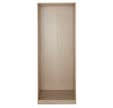 Lot de 2 pleins tiroirs 1/2 hauteur chêne nordique de Larg.76,4 cm pour colonne de Larg.80 cm