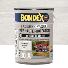 Lasure opaque très haute protection 8 ans gris perle 5 L - BONDEX 0