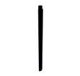 Poteau terminaison pour verrière aluminium hauteur 1300 mm noir sablé