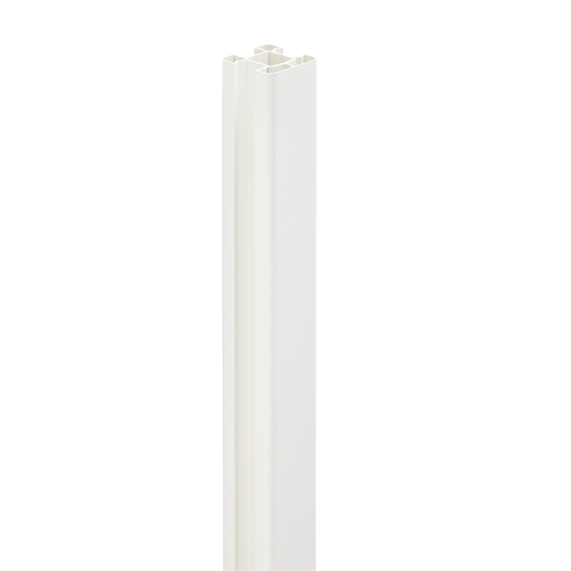 Poteau PVC blanc L.2400 x 80 x 80 mm 4