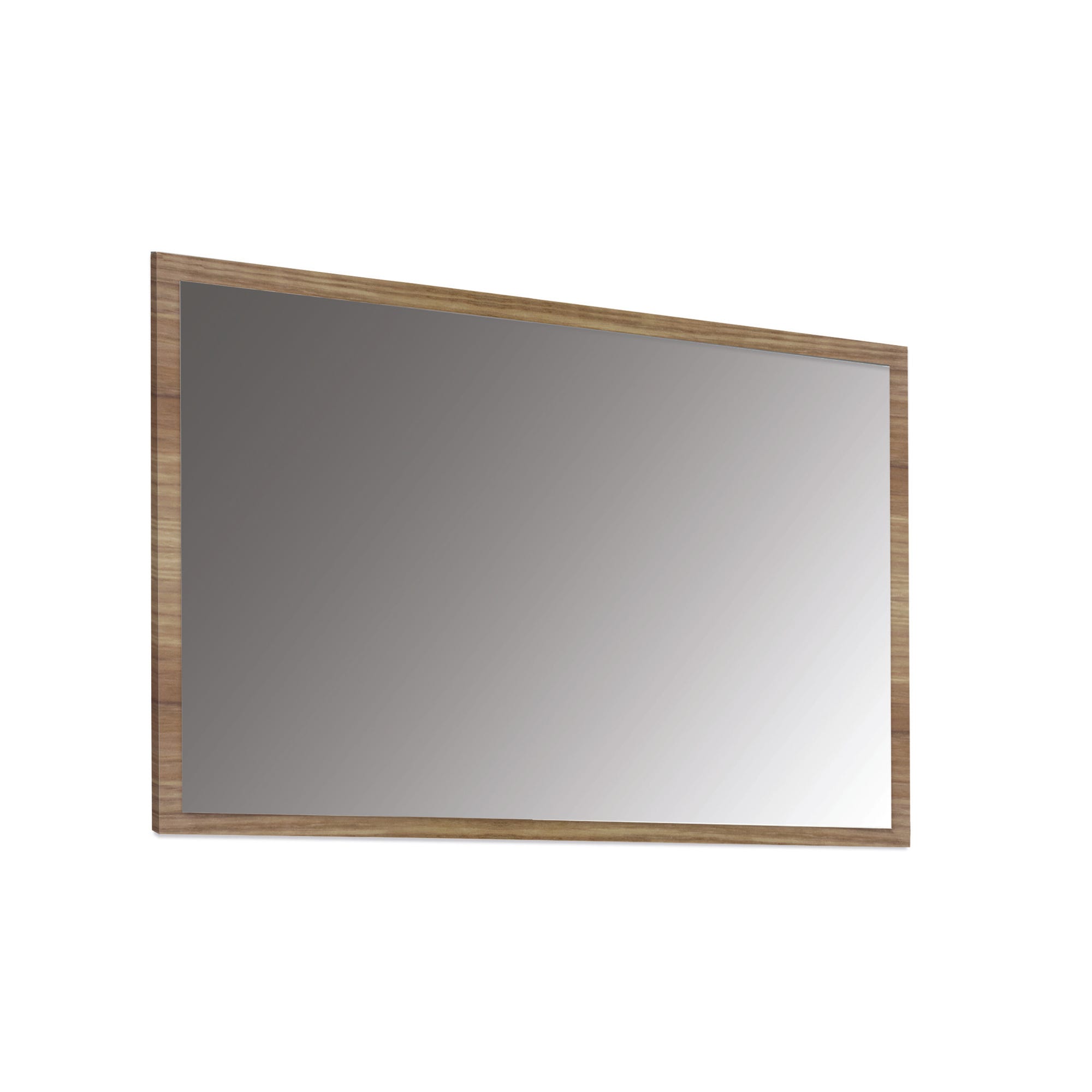 Miroir de salle de bain décor chêne miel l.120 x H.80 x Ep.2 cm Altantis 2