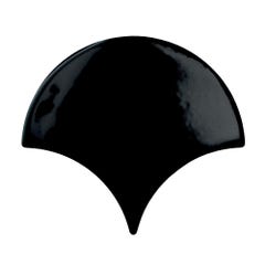 Faïence 13, 4x 15 cm Bondifan black brillant 0