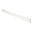 Plinthe PVC décor blanc brillant - Dimensions 16x150x2000mm
