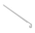 Profil de jonction d'angle 2 quarts de rond rayon 6-8 mm 28x670 mm Aluminium