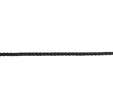 Corde tressée polypropylène noir, résistance rupture indicative 200kg, diamètre 4mm