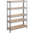 Etagère métal/agglo clipsable