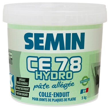 Enduit CE 78 hydro en pâte seau de 5 kg - SEMIN 0