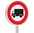 INTERDIT AUX TRANSPORTS DE MARCHANDISES