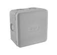 BOITE DERIV IP54 85X85 8 ENTRÉES GRIS