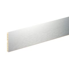 Plinthe aluminium finition brossé naturel Long.200 cm 0