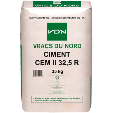 Ciment gris CE, 35 kg Vrac du nord 0