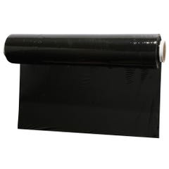 Rouleau de film étirable noir L.300 x l.45 cm 0