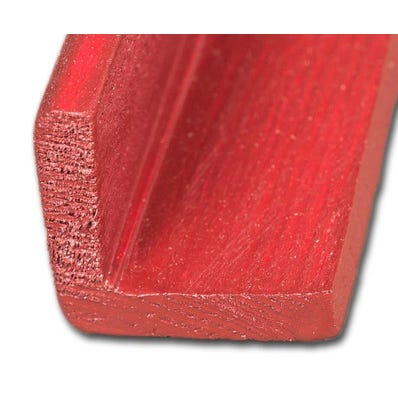 Cornière d'angle pin rouge 45 x 45 x L.3000 mm 0