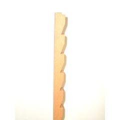 Crémaillère en hêtre 24 x 24 mm Long.2 m - SOTRINBOIS 0