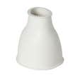 Cone WC caoutchouc blanc D.35 / 65 mm - COMAP