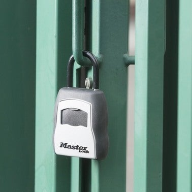 Boîte à clés sécurisée à combinaison programmable et fixation murale Master  Lock