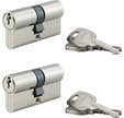 2 CYLINDRES STD 5G 30X30 MV NICK 6 CLES