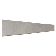 Plinthe carrelage effet béton H.7 x L.60 cm - Clara gris (lot de 6) 0