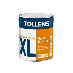 Sous-couche plaque de plâtre acrylique 3 L - TOLLENS XL