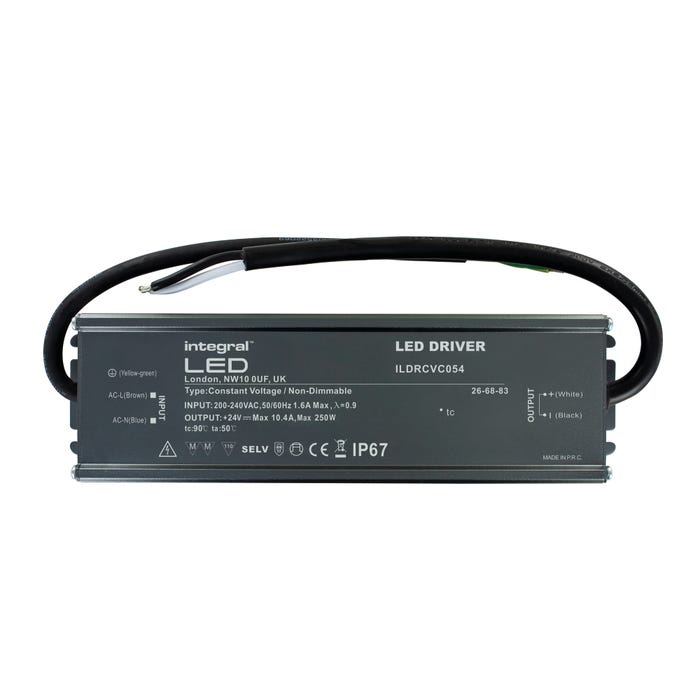 ALIMENTATION 250W 24VDC IP67 NON-DIMMABL 0