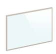 Miroir "sweet" 100 cuir