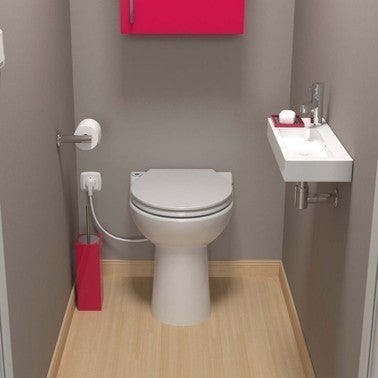 wc a poser avec broyeur integre sanicompact 43 c43std sfa bricoman