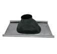 Solin plomb+ rotule Ø125 0° à 45° noir APOLLO PP