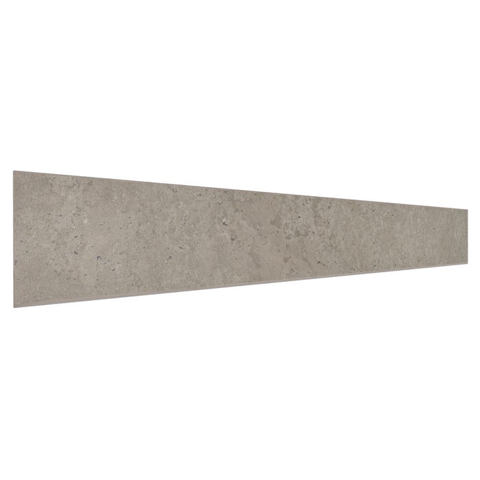 Plinthe carrelage effet pierre H.7 x L.60 cm - Candy light grey (lot de 6) 0
