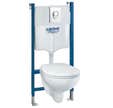 Pack WC suspendu sans bride mur porteur Solido Bau Start 39419000 - GROHE