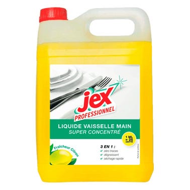Liquide vaiselle main citron 5 L - JEX PRO 0